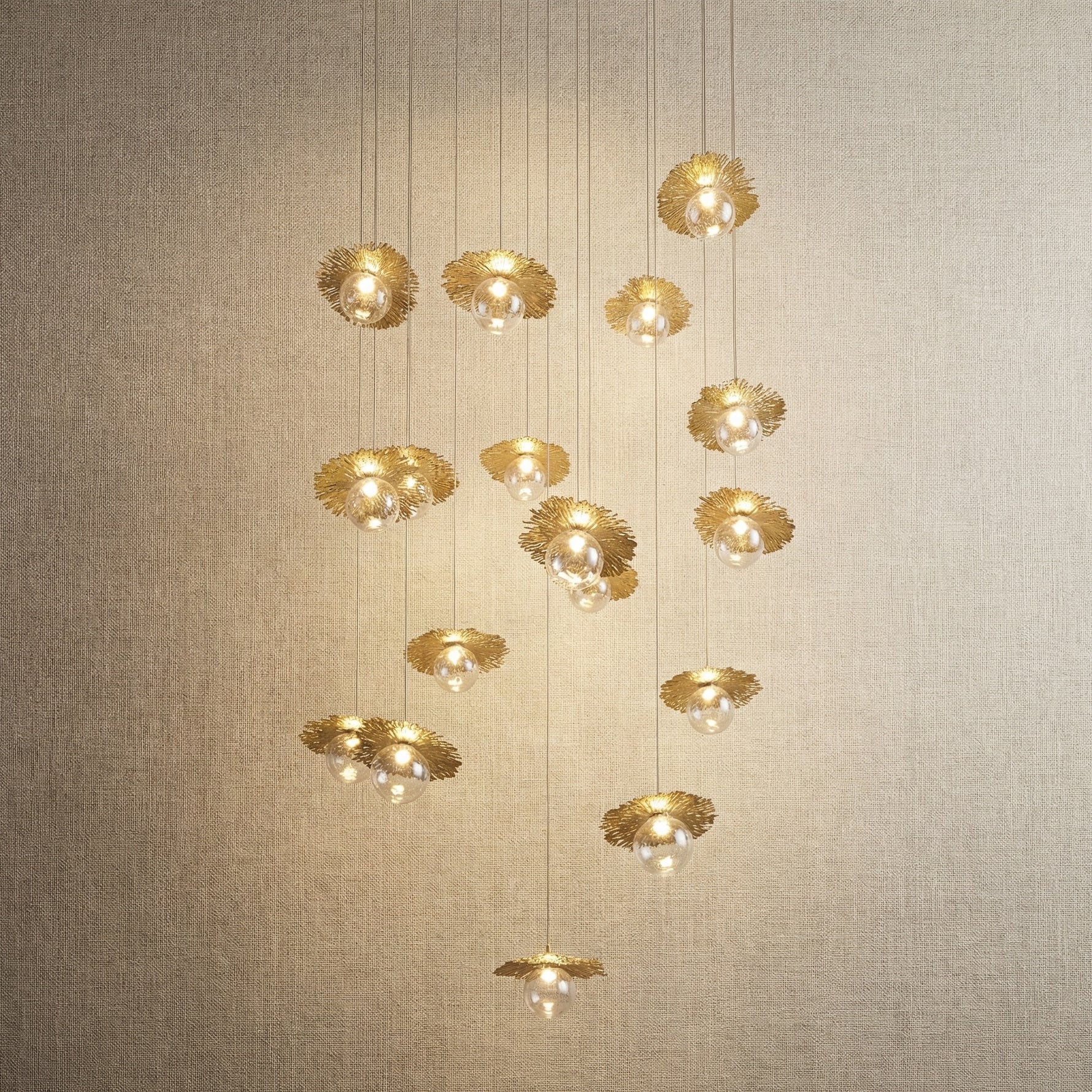 Yiosi Bubbles Grand Glass Pendant Light - 39" (Dia 1000mm)