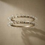 Yiosi Bubbles Nested Glass Pendant Light 39" - dark