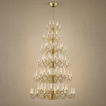Yiosi Candlelight Cascading Glass Pendant Light 63" - 63" (Dia 1600mm)