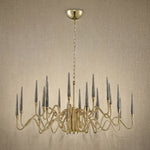 Yiosi Candlelight Glass Pendant Light - dark