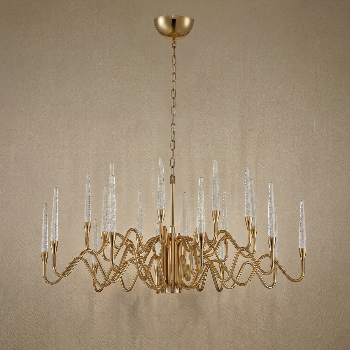 Yiosi Candlelight Glass Pendant Light - dark