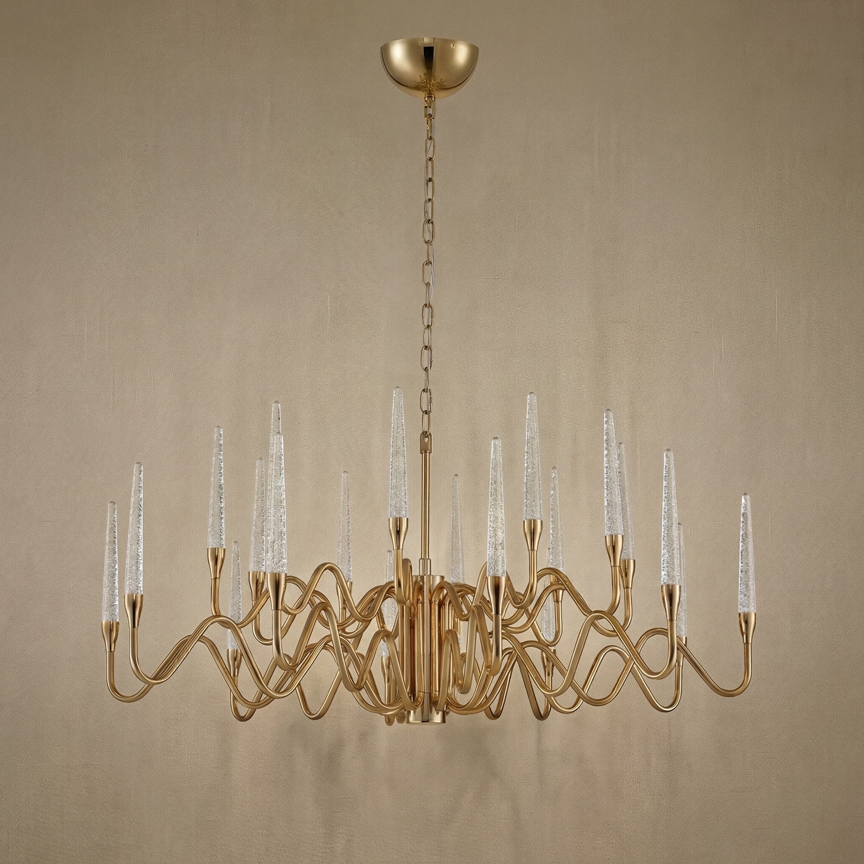Yiosi Candlelight Glass Pendant Light - dark