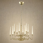 Yiosi Candlelight Glass Pendant Light - 24" (Dia 600mm)