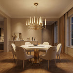 Yiosi Candlelight Glass Pendant Light - scene-1