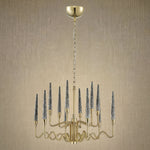 Yiosi Candlelight Glass Pendant Light - dark