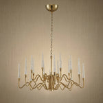 Yiosi Candlelight Glass Pendant Light - dark