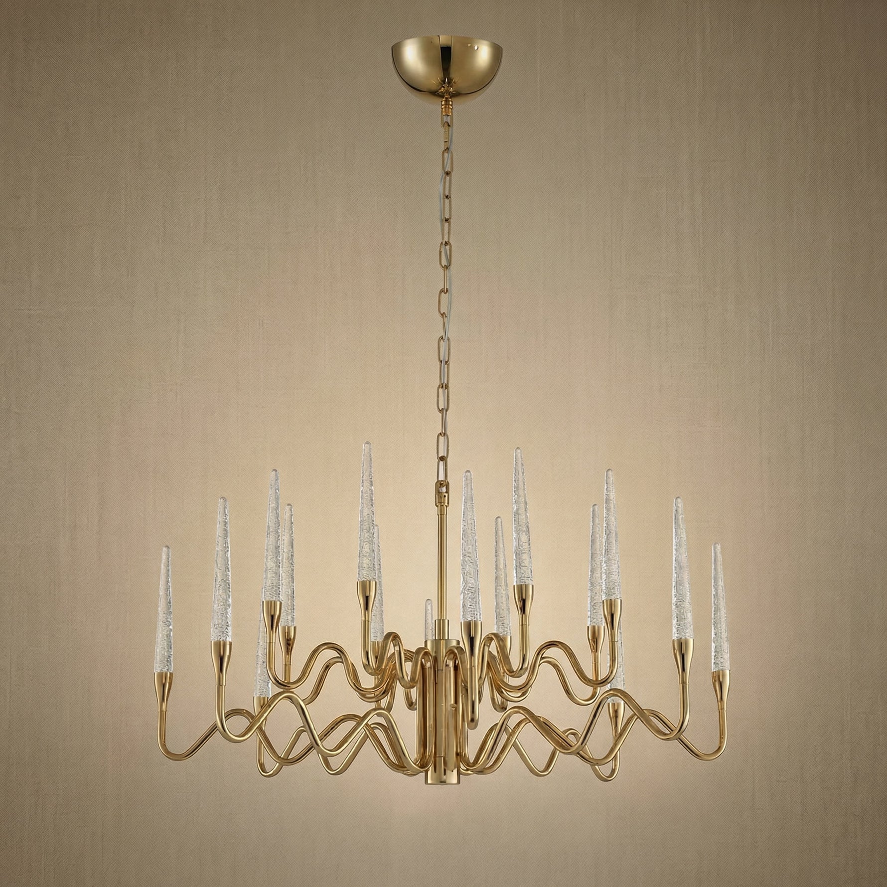 Yiosi Candlelight Glass Pendant Light - dark