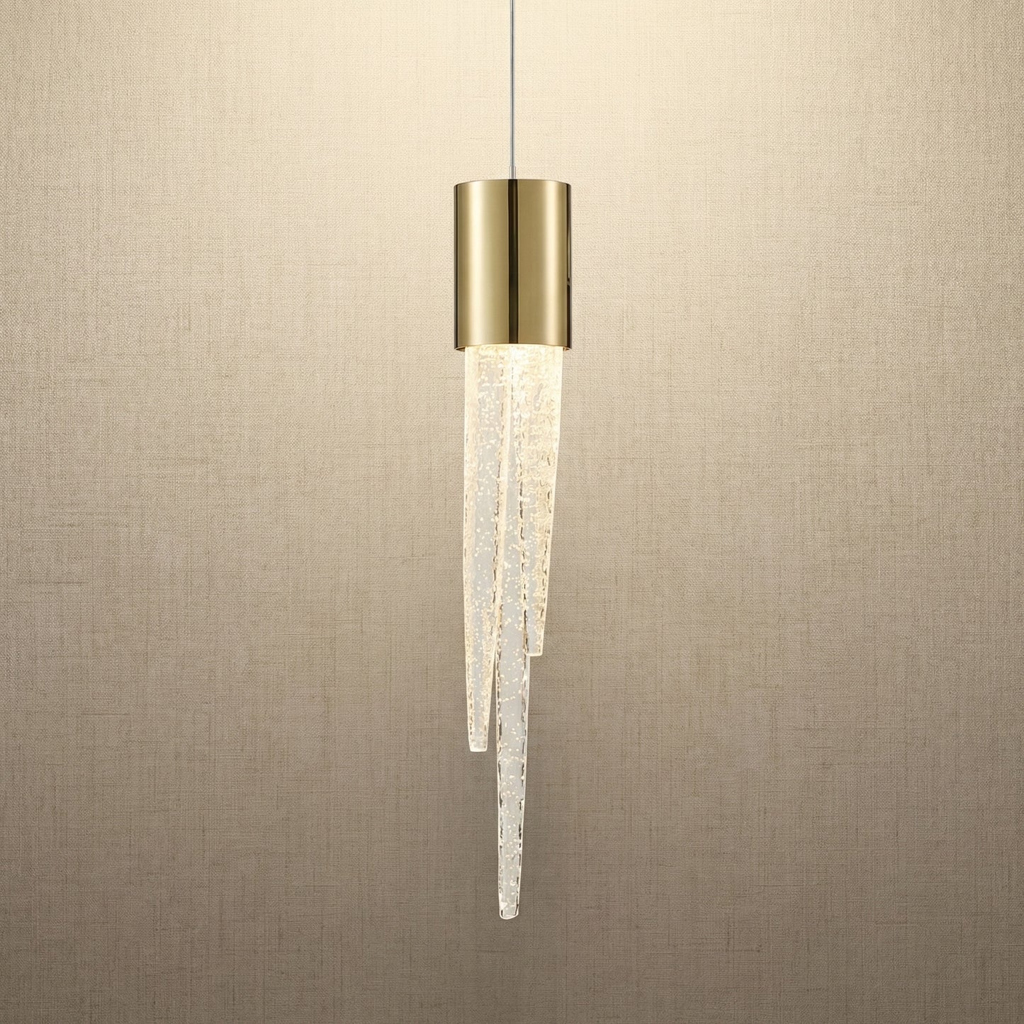 Yiosi Candlelight Mini Glass Pendant Light 7" - 7" (Dia 170mm)