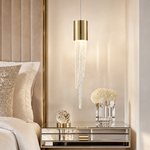 Yiosi Candlelight Mini Glass Pendant Light 7"
