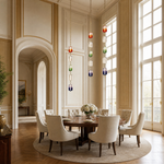 Yiosi Color Cascading Crystal Chandelier 6"
