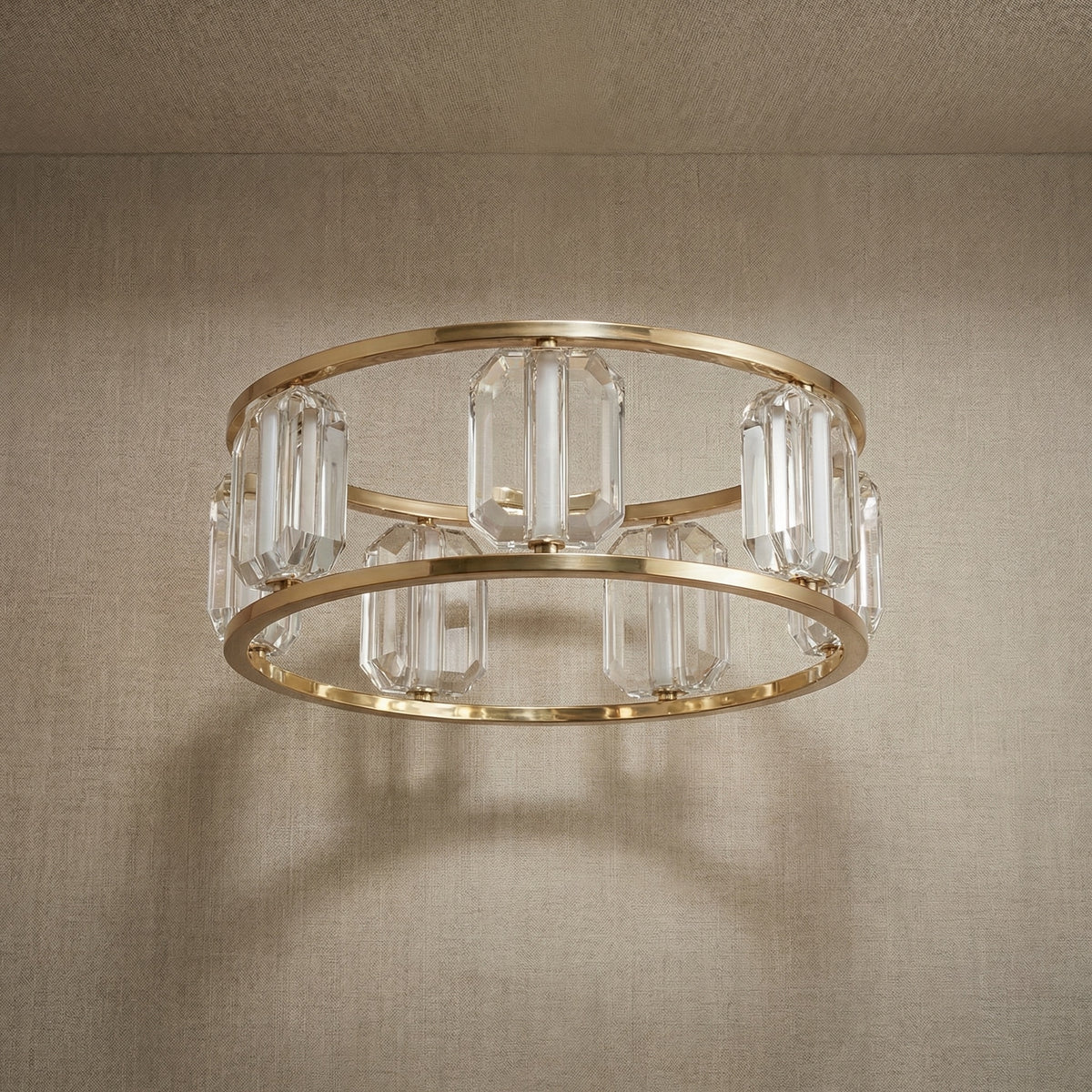 Yiosi Color Crystal Pendant Light - dark