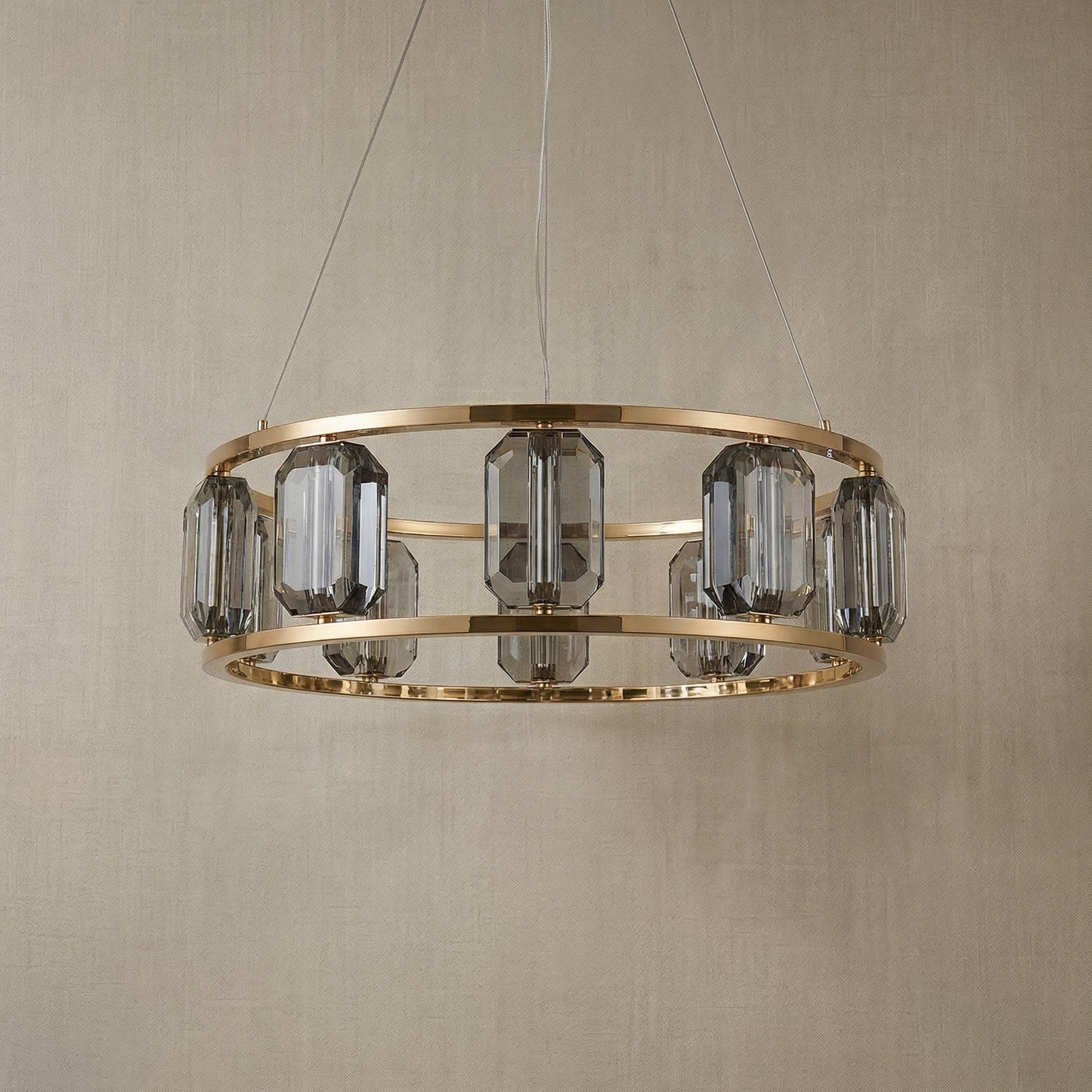 Yiosi Color Crystal Pendant Light - dark