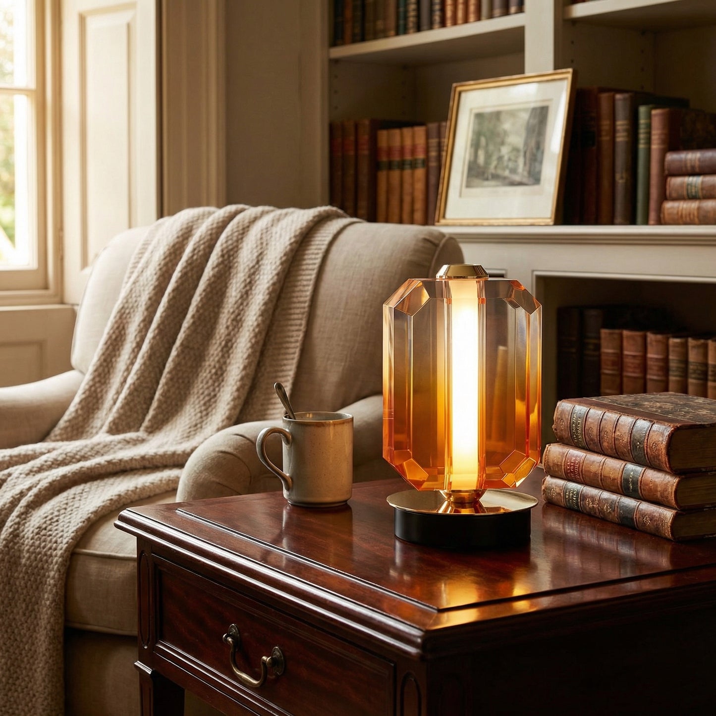 Yiosi Color Crystal Table Lamp 5" - scene-3