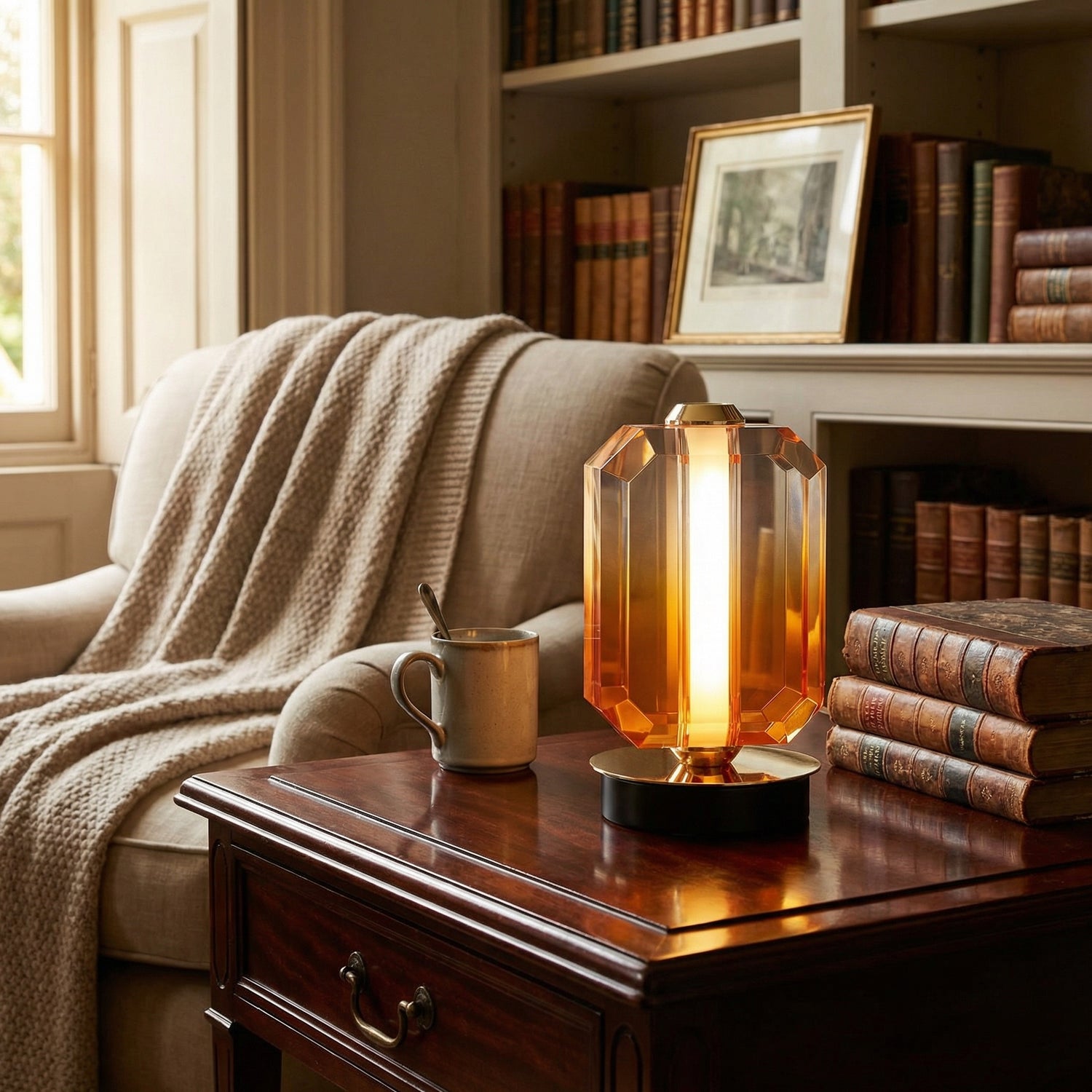 Yiosi Color Crystal Table Lamp 5" - scene-3