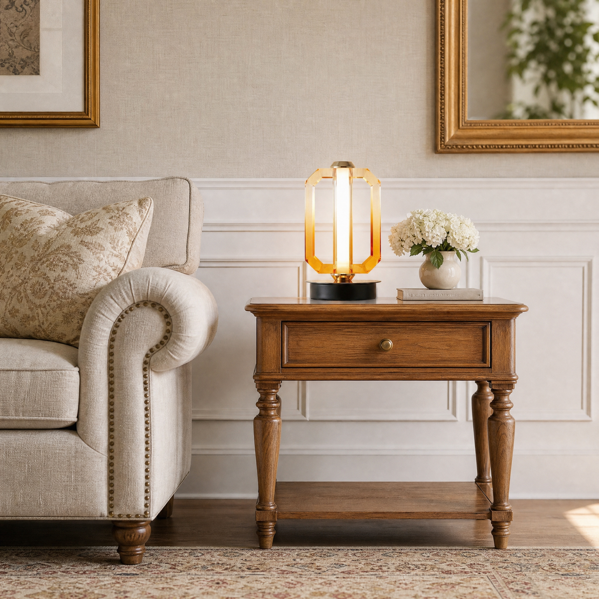 Yiosi Color Crystal Table Lamp 5"
