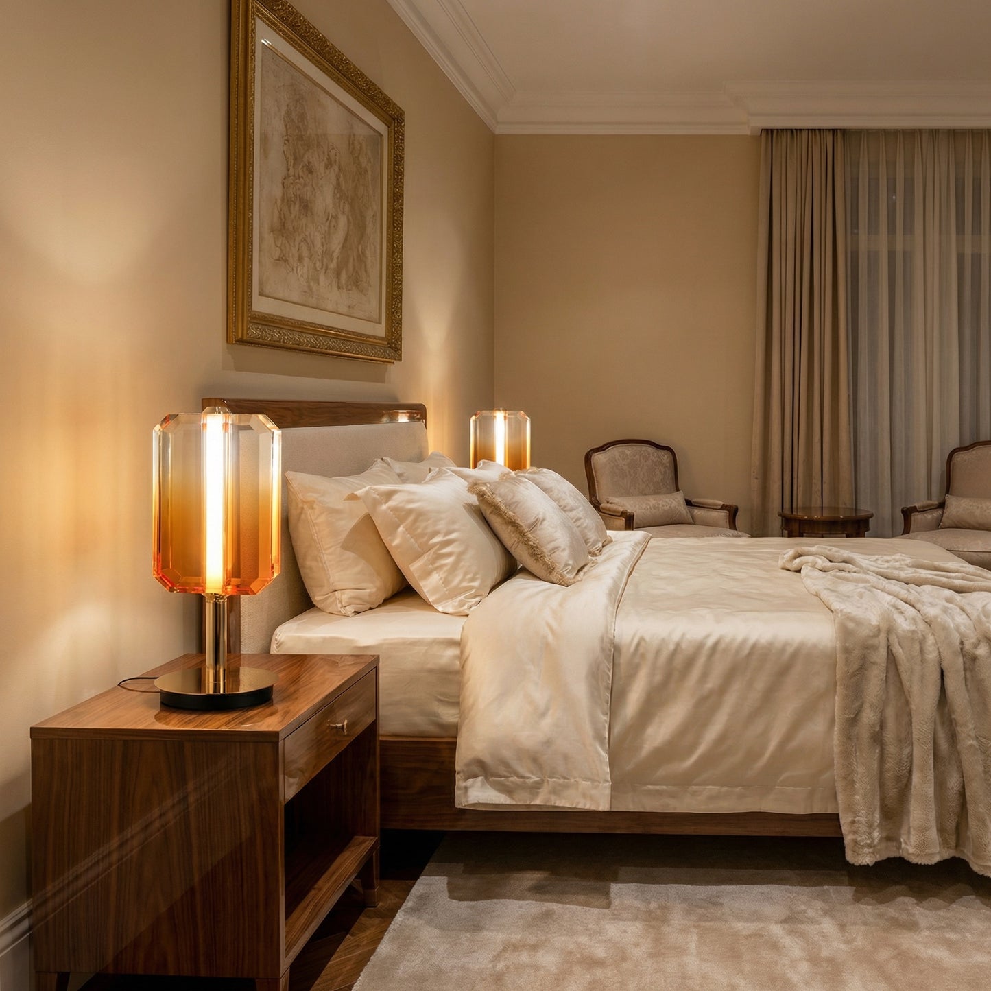 Yiosi Color Crystal Table Lamp 6" Style A - scene-1