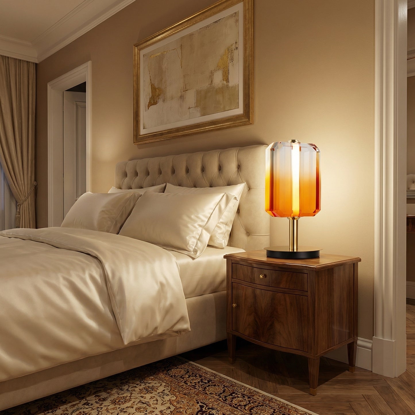 Yiosi Color Crystal Table Lamp 6" Style B - scene-1