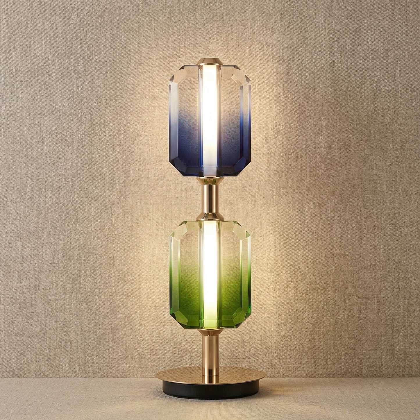 Yiosi Color Crystal Table Lamp 6" Style C - 6" (Dia 160mm)