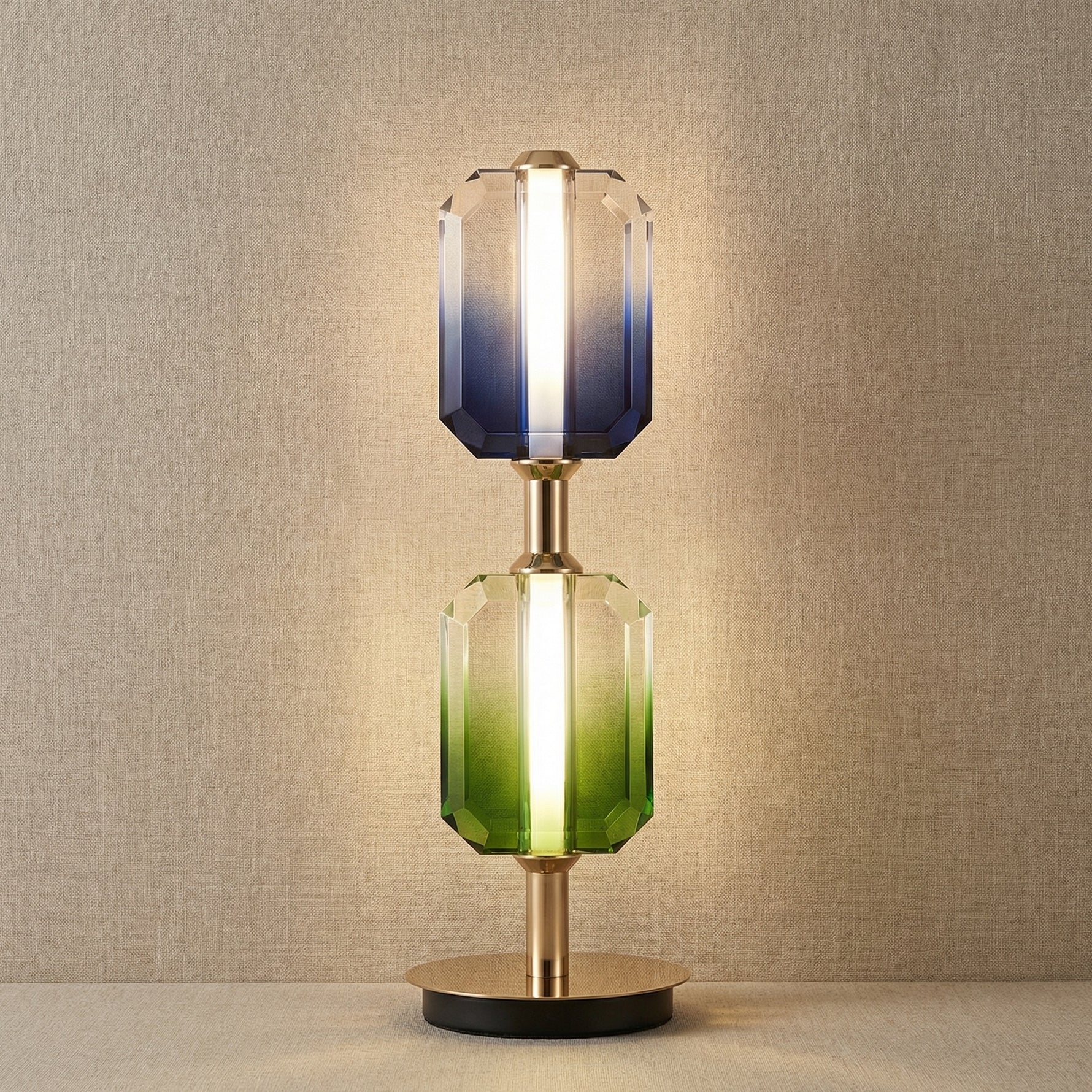 Yiosi Color Crystal Table Lamp 6" Style C - 6" (Dia 160mm)