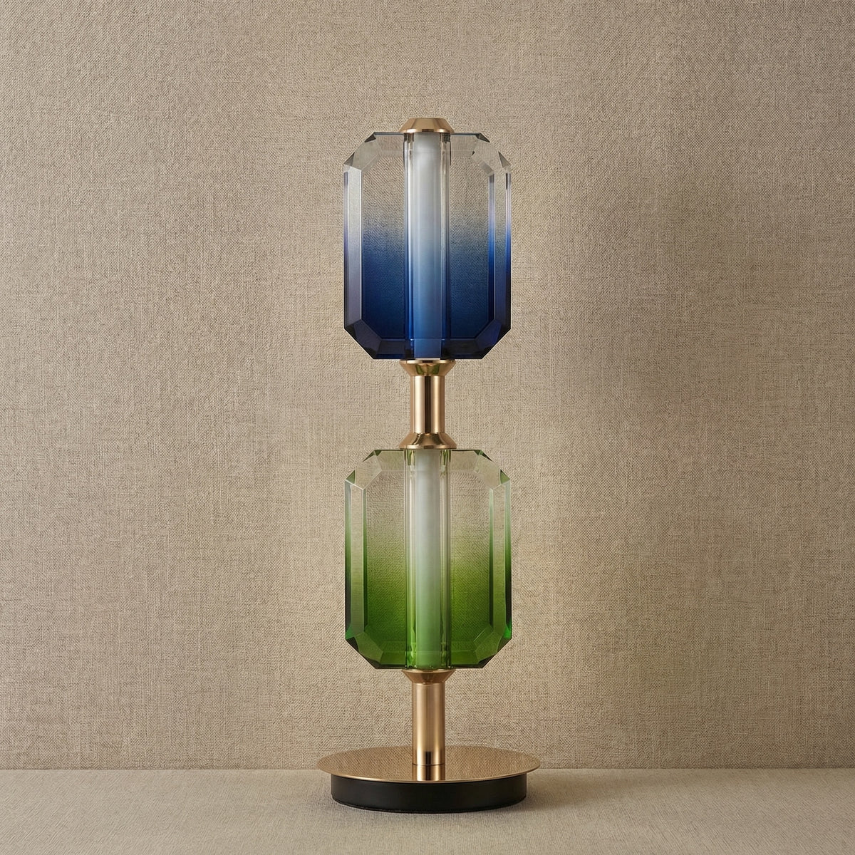 Yiosi Color Crystal Table Lamp 6" Style C - dark