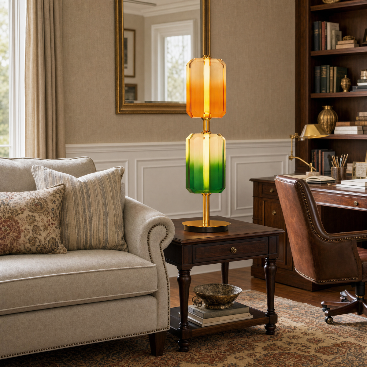 Yiosi Color Crystal Table Lamp 6" Style C