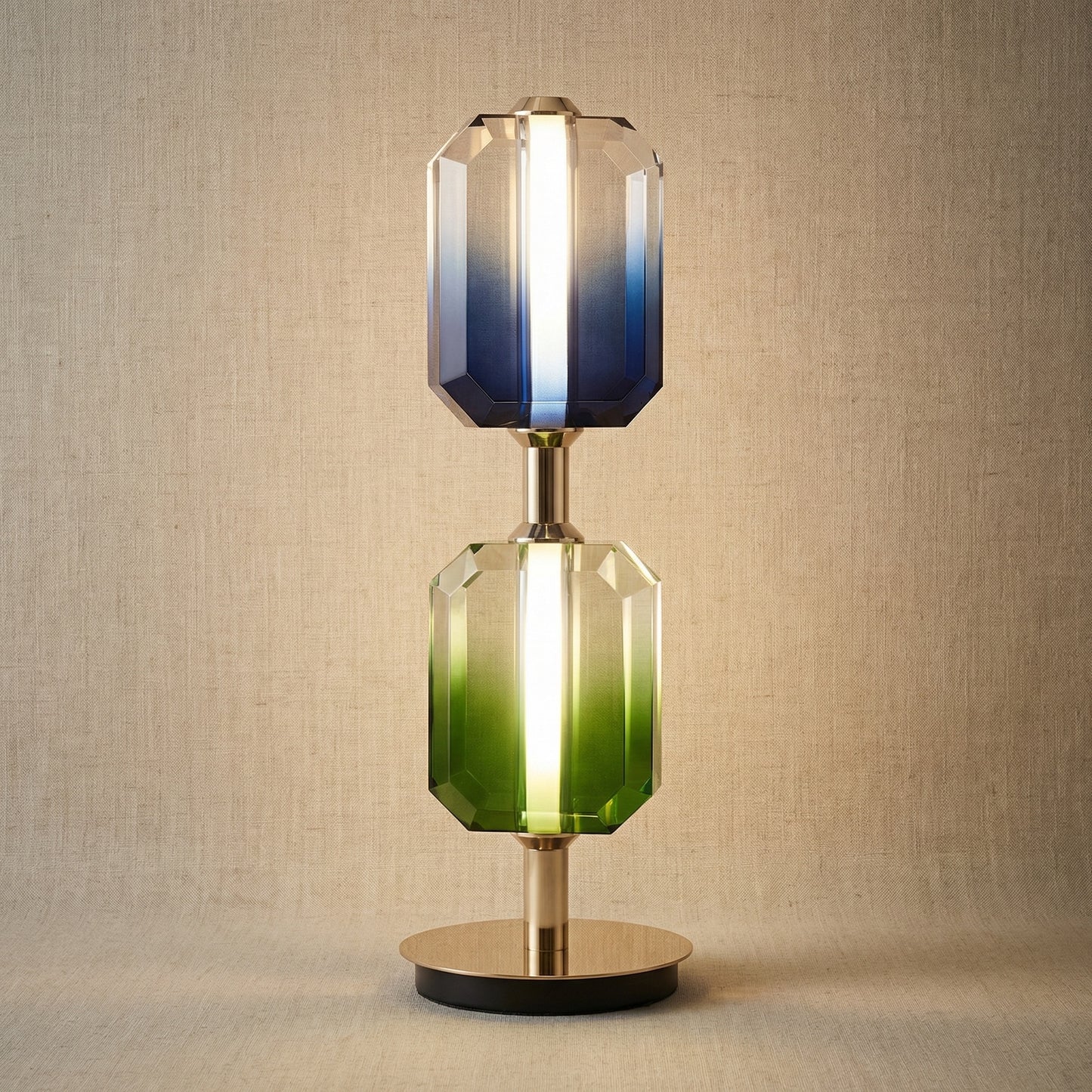 Yiosi Color Crystal Table Lamp 7" - 7" (Dia 190mm)
