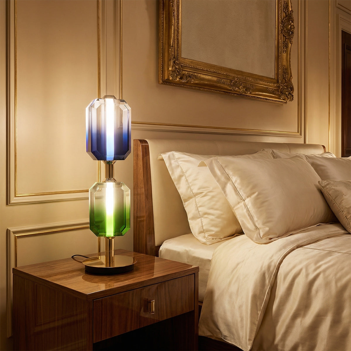 Yiosi Color Crystal Table Lamp 7" - scene-1