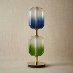 Yiosi Color Crystal Table Lamp 7" - dark