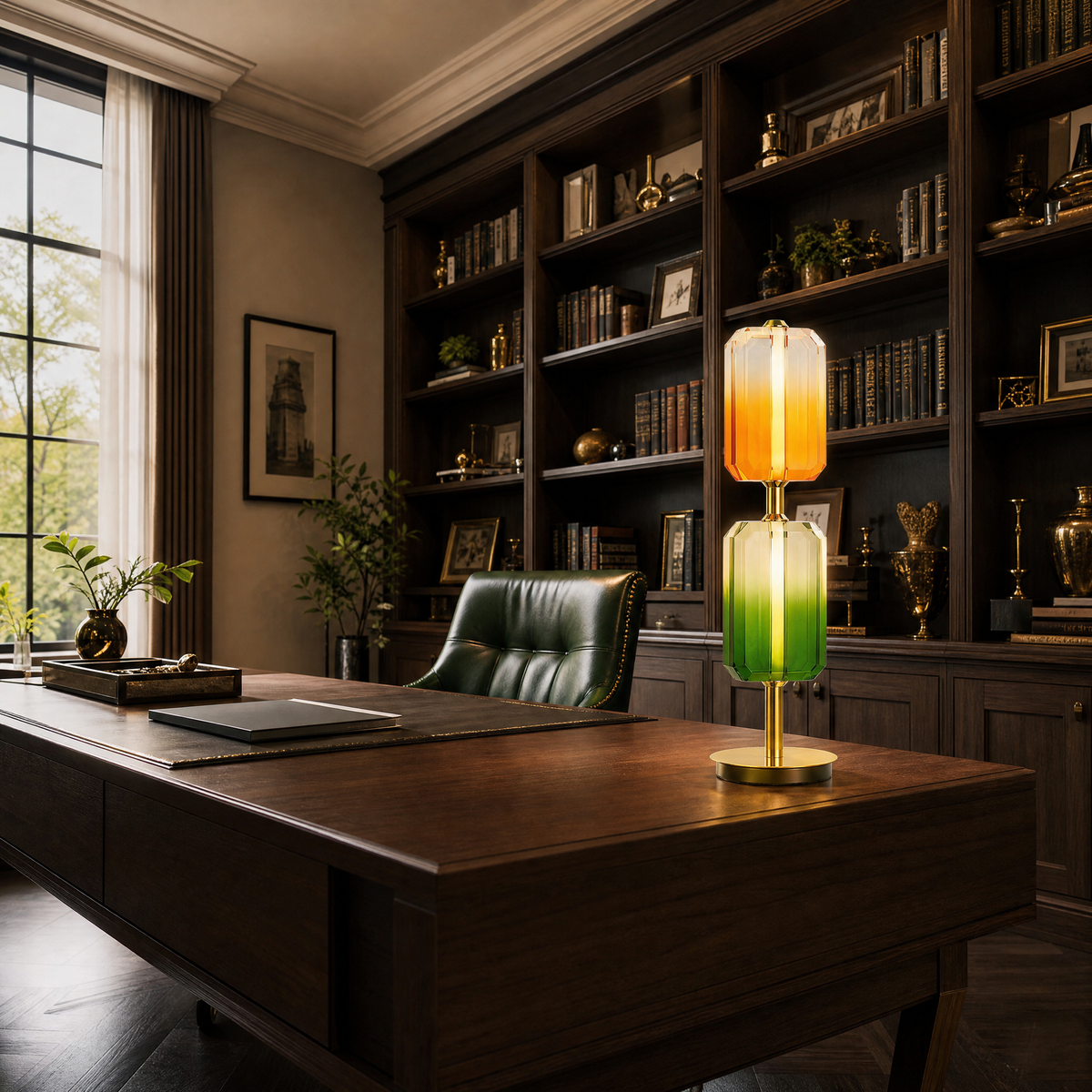 Yiosi Color Crystal Table Lamp 7"