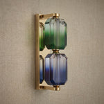 Yiosi Color Crystal Wall Sconce 5" Style A - dark