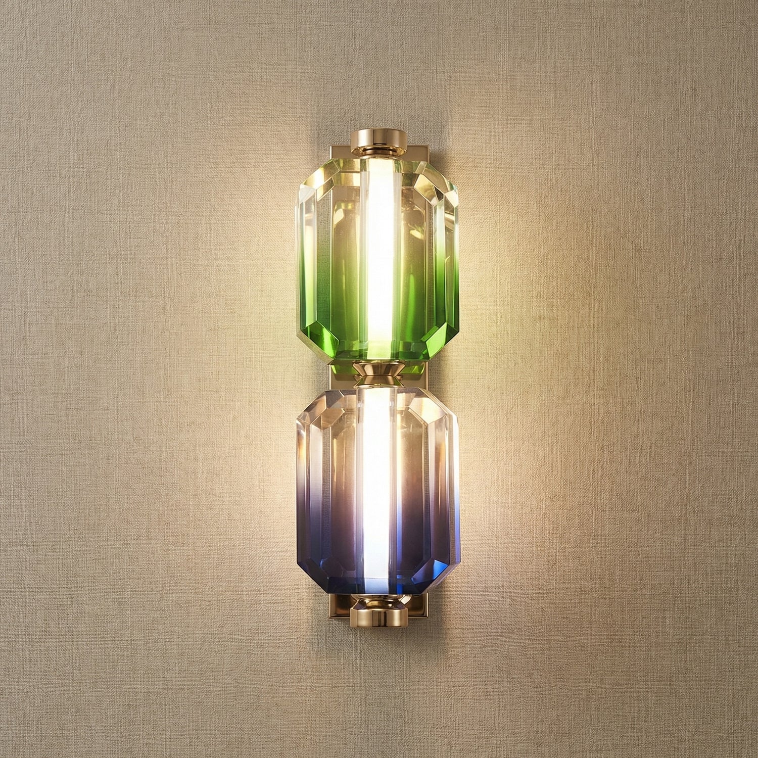 Yiosi Color Crystal Wall Sconce 5" Style B - 5" Linear (L115mm)