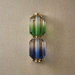 Yiosi Color Crystal Wall Sconce 5" Style B - dark