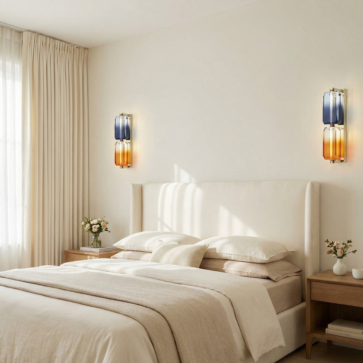 Yiosi Color Crystal Wall Sconce 6" Style A - scene-2