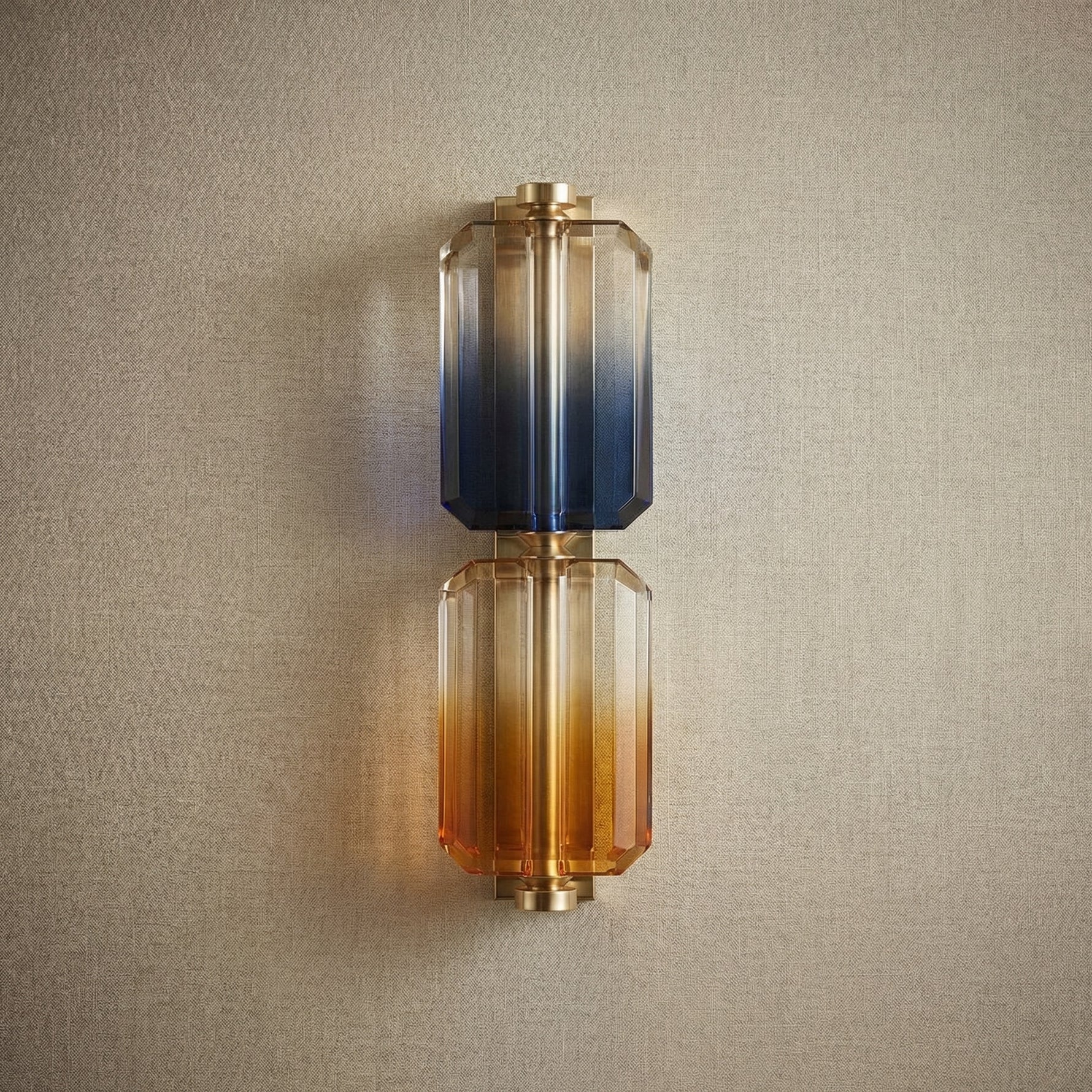 Yiosi Color Crystal Wall Sconce 6" Style B - dark