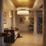 Yiosi Corset Glow Glass Pendant Light 39" - scene-3