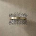 Yiosi Corset Glow Glass Pendant Light 39" - dark
