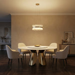 Yiosi Corset Glow Glass Pendant Light Style C - scene-1
