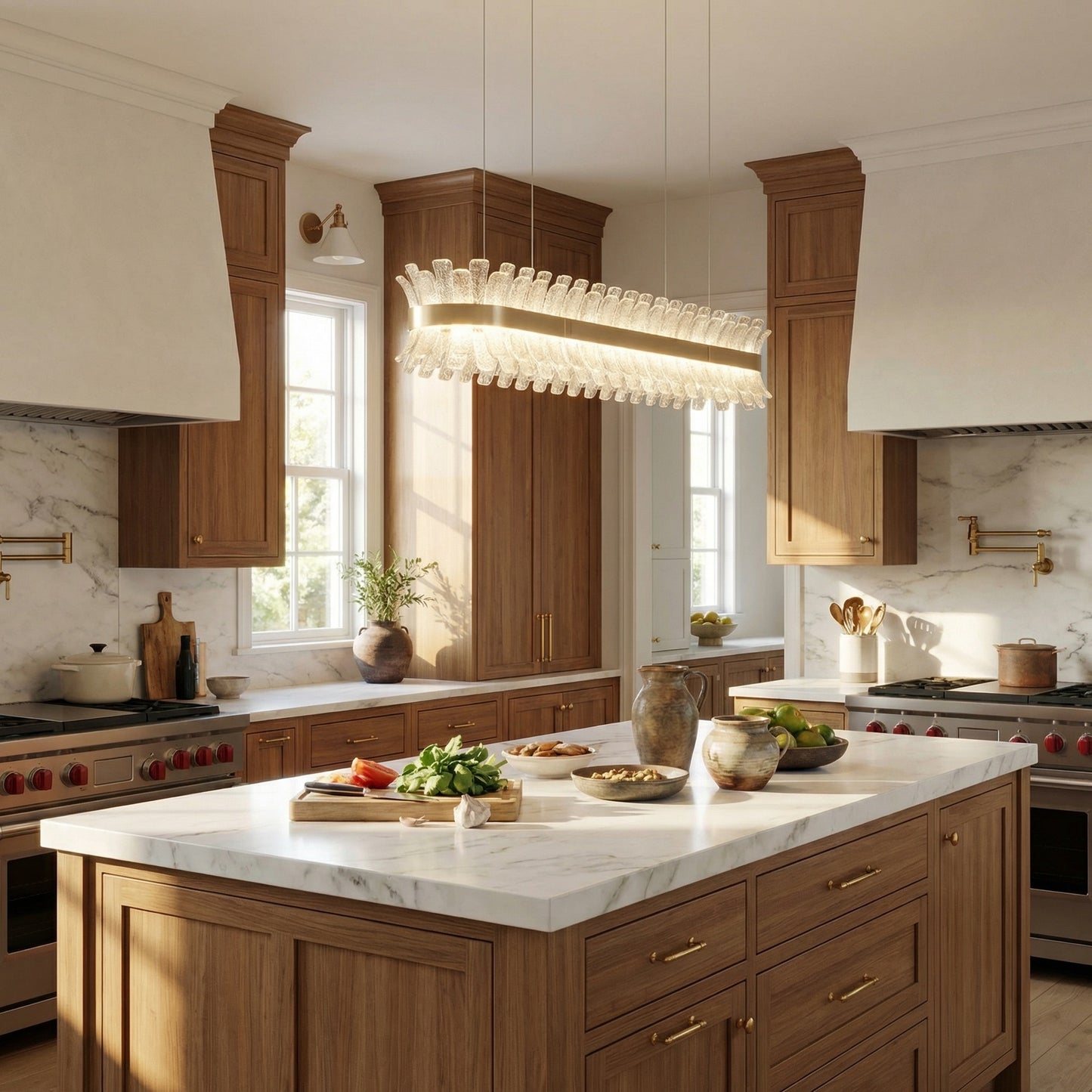 Yiosi Corset Glow Glass Pendant Light Style C - scene-2