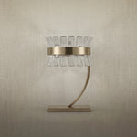 Yiosi Corset Glow Glass Table Lamp 17" - dark