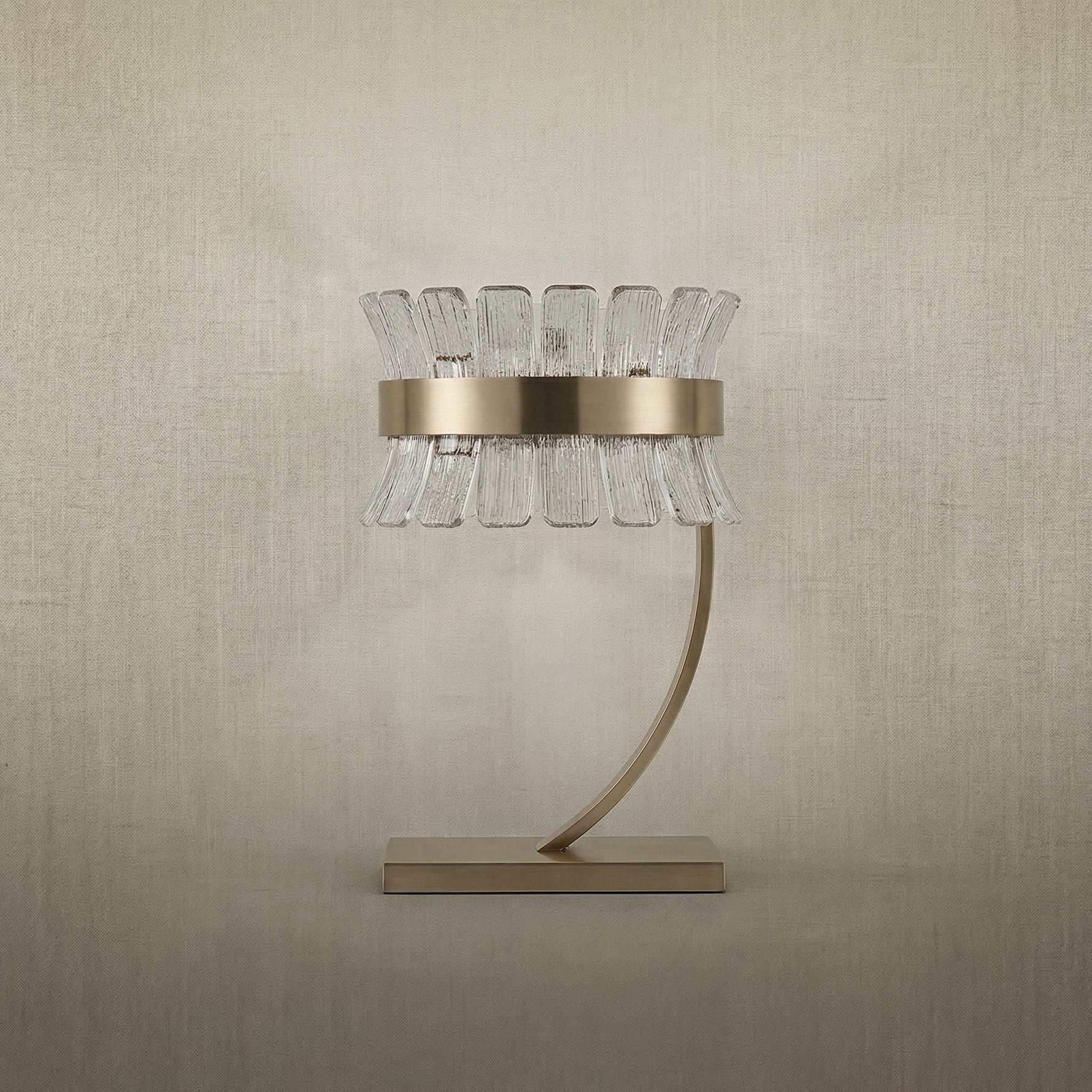 Yiosi Corset Glow Glass Table Lamp 17" - dark