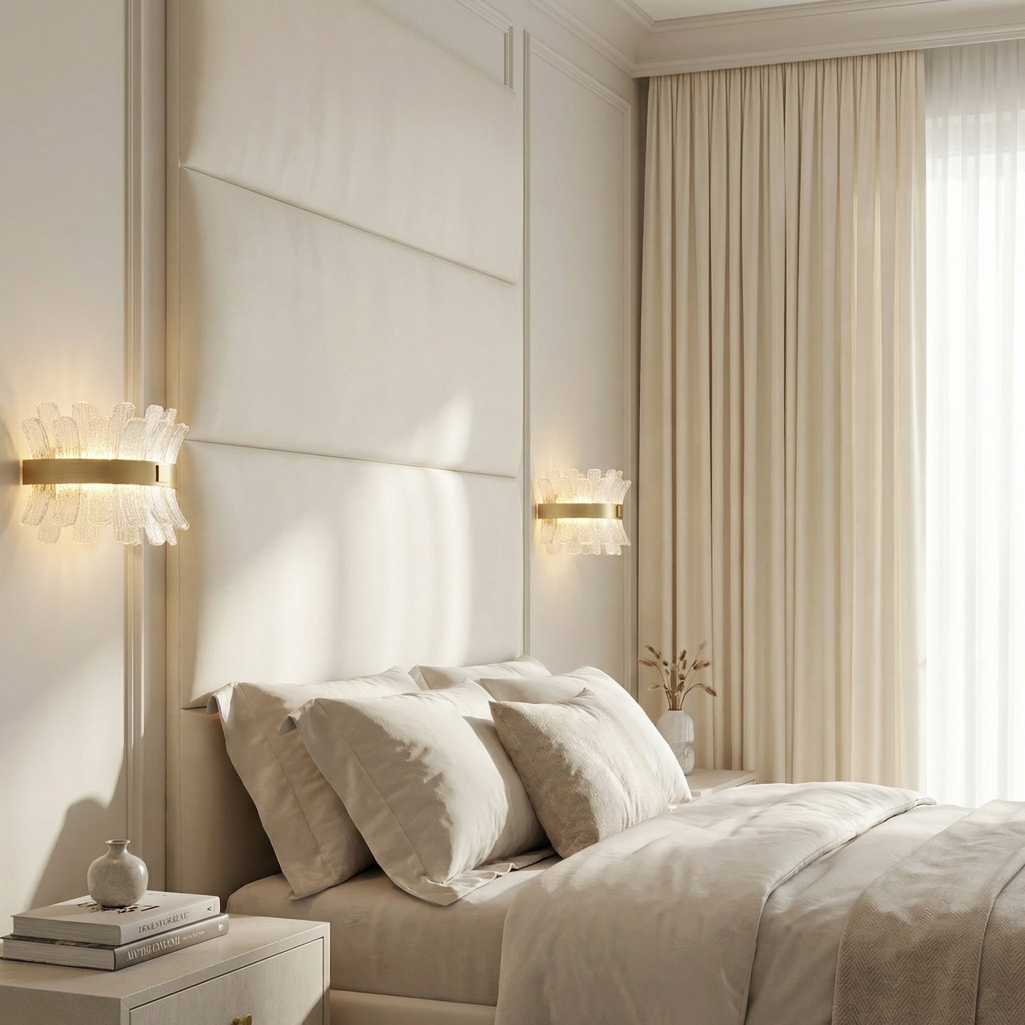 Yiosi Corset Glow Glass Wall Sconce - scene-2