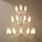 Yiosi Cristallo 3-Tier Nested Crystal Pendant Light - 55" (Dia 1400mm)