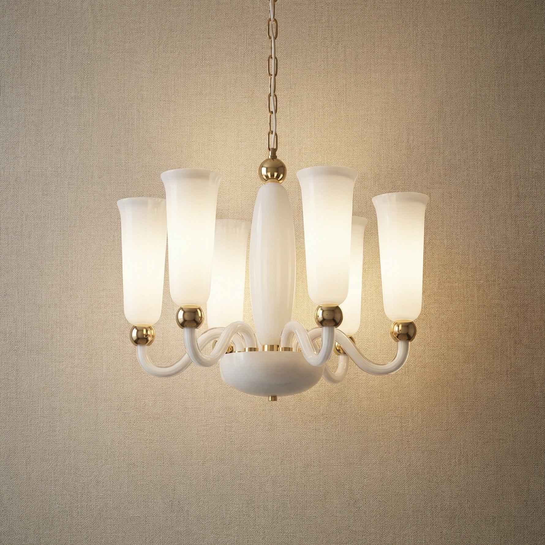 Yiosi Cristallo Crystal Pendant Light 24" - 24" (Dia 600mm)