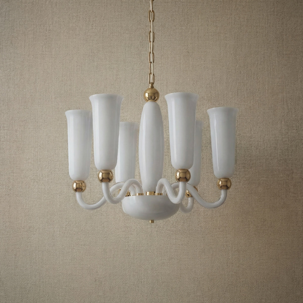 Yiosi Cristallo Crystal Pendant Light 24" - dark