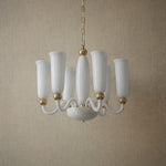 Yiosi Cristallo Crystal Pendant Light 24" - dark