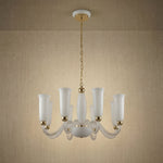 Yiosi Cristallo Crystal Pendant Light 31" - dark