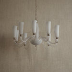 Yiosi Cristallo Crystal Pendant Light 39" - dark