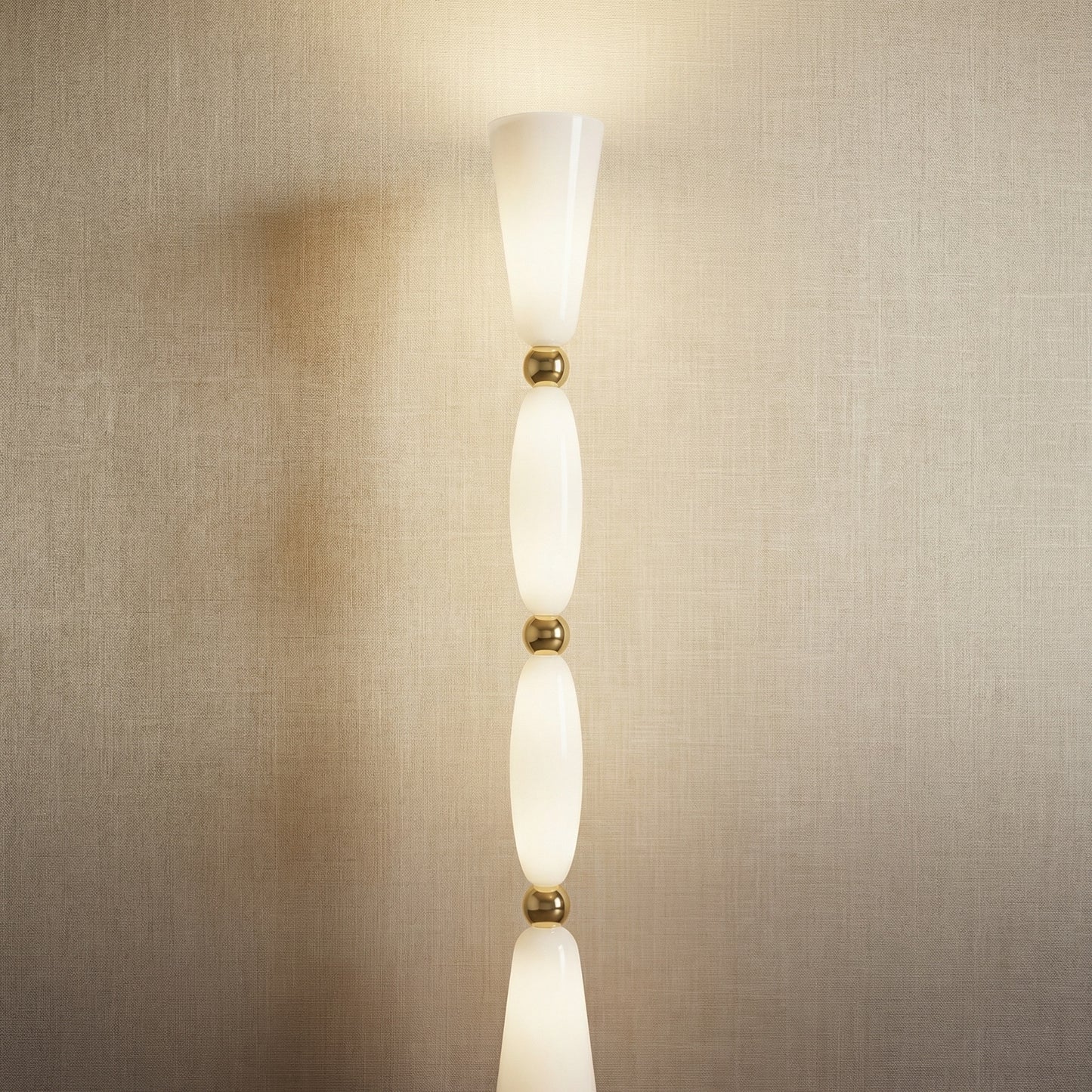 Yiosi Cristallo Glass Floor Lamp - 10" (Dia 250mm)
