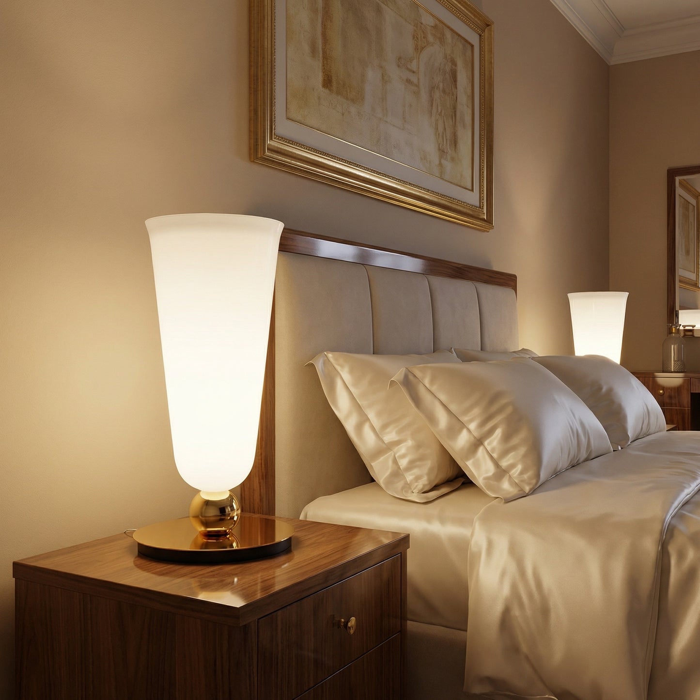 Yiosi Cristallo Glass Table Lamp 10" - scene-1