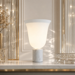 Yiosi Cristallo Glass Table Lamp 16"